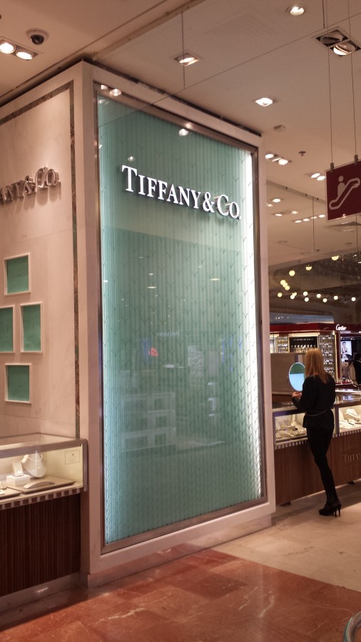 Boutique tiffany / Galerie Lafayette Haussman